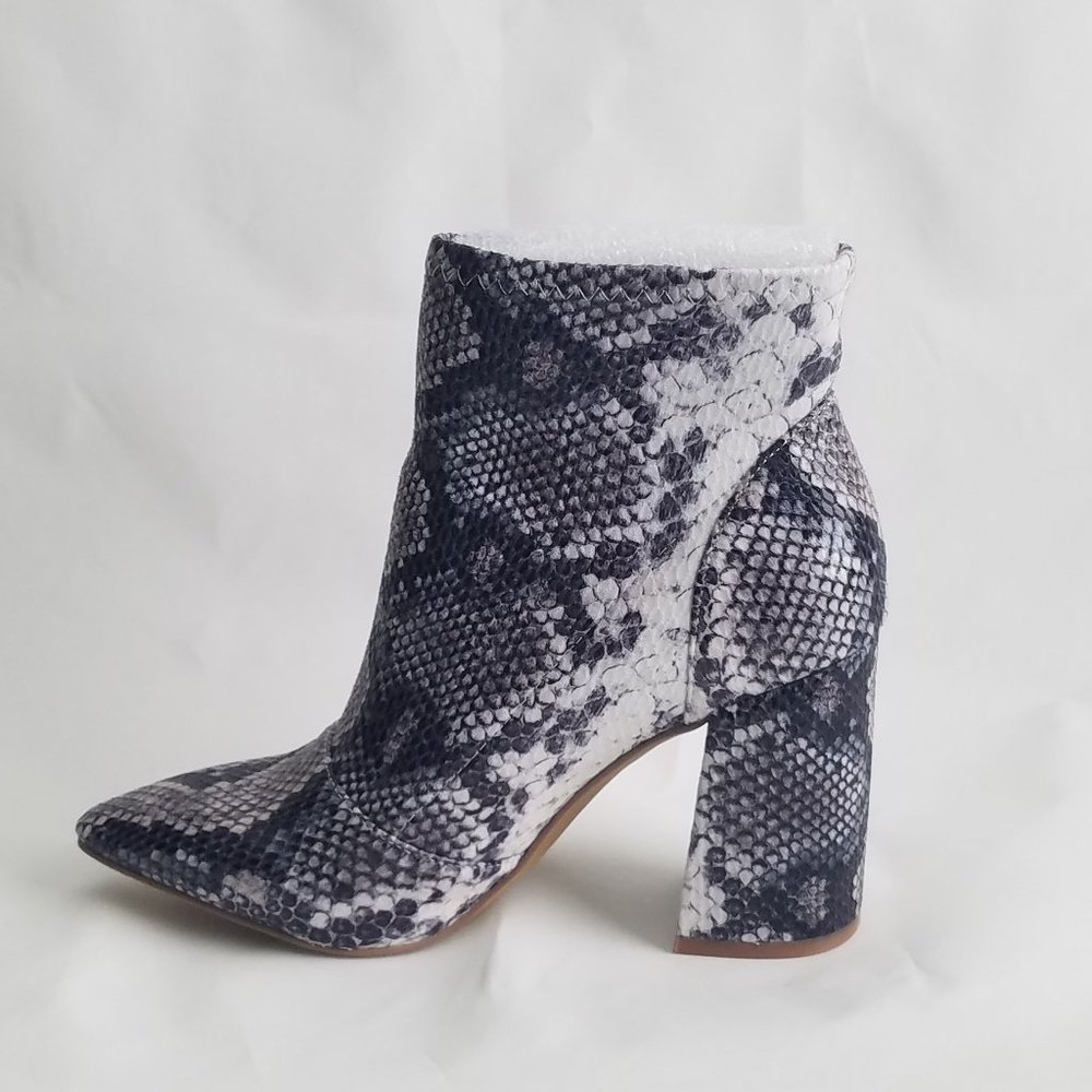 Charles David Snakeskin Boot
